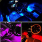 Bandes LED Intérieures Pour Voiture – Commande À Distance Et Installation Facile