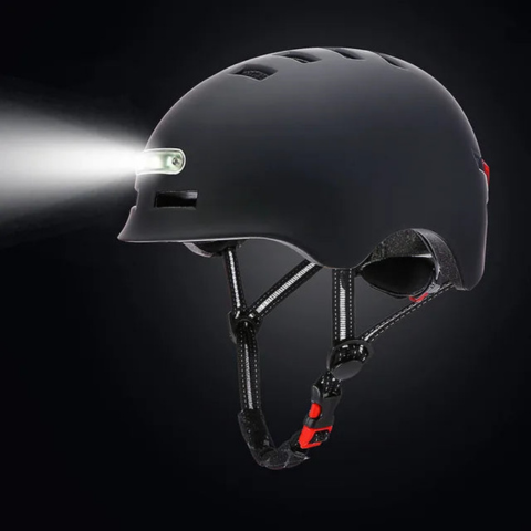 Urban Bicycle Helmet – With Front And Rear LED Lighting 