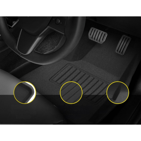 Bodenmatte Maßgeschneidert Für Tesla Model Y — Vollschutz & Elegantes Design 