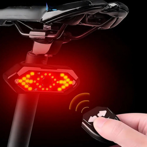 Blinklys Cykel – Genopladelig Og Fjernbetjening 
