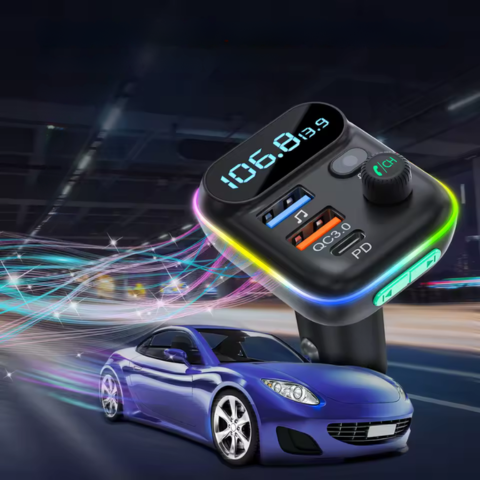 FM Bluetooth zender voor auto — Duidelijke oproepen & Draadloze muziek 