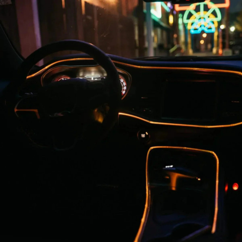 自動車用LEDバンド - RGBインテリア雰囲気 