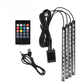 Bandes LED Intérieures Pour Voiture – Commande À Distance Et Installation Facile