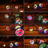 Tilpassbar LED-lampe – For sykkelhjul 
