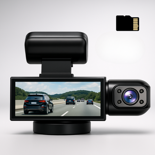 Dashcam Dubbel Full HD Auto - Nachtzicht + Interne Camera 