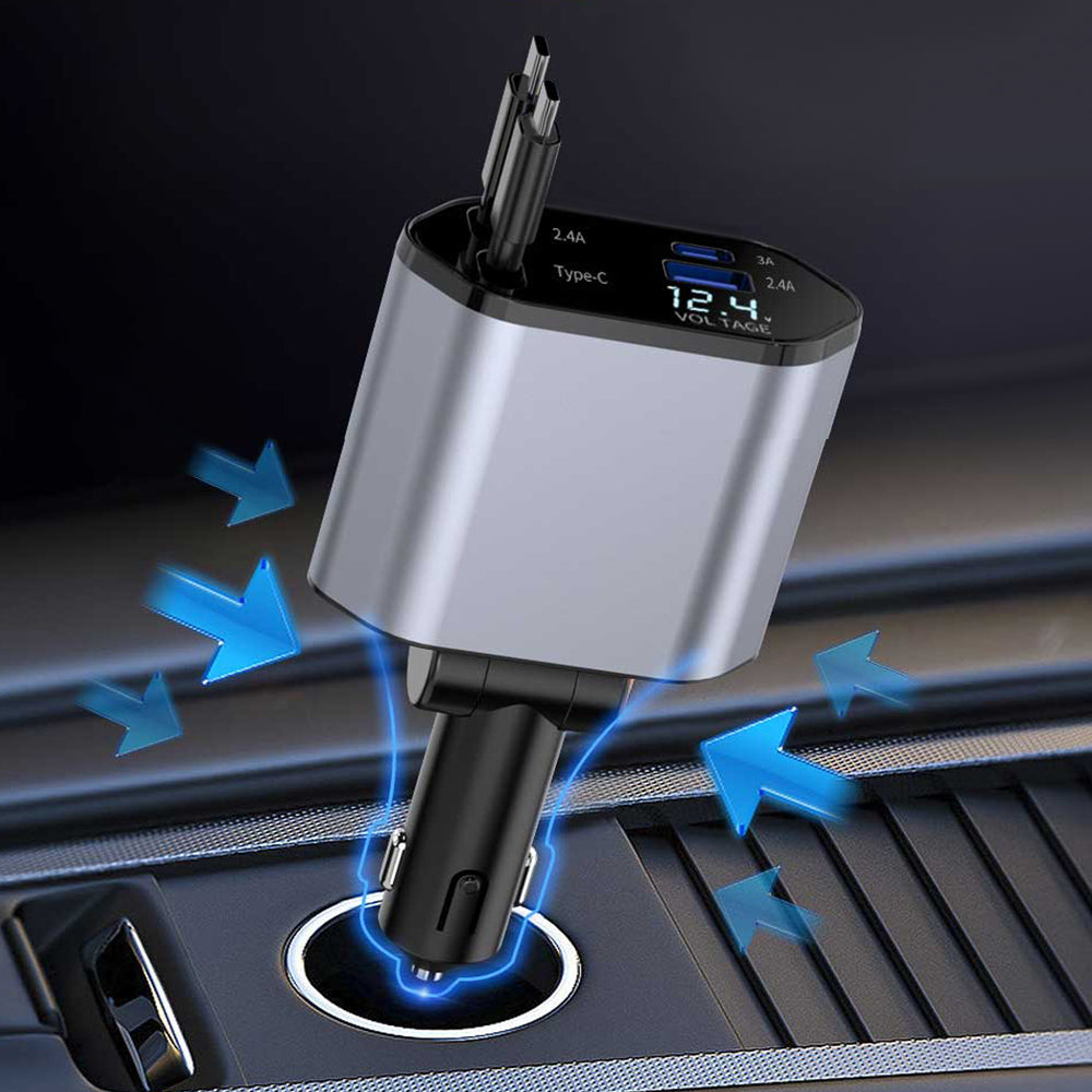 Cargador de Coche 9-En-1 — Potencia 154W Para Todos Sus Dispositivos 