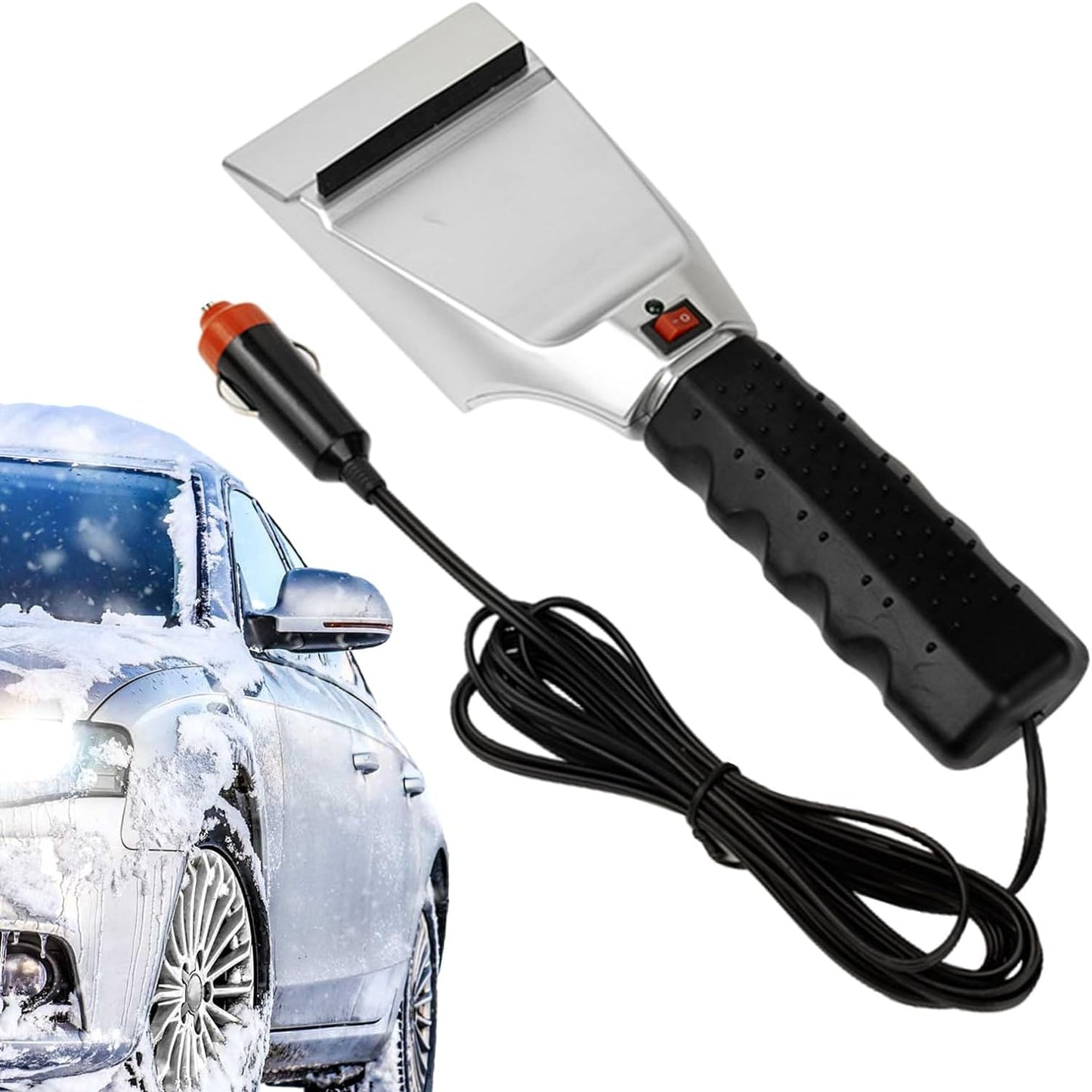 Grattoir Pare-Brise Électrique 12V — Pare-Brise Clair En Quelques Minutes