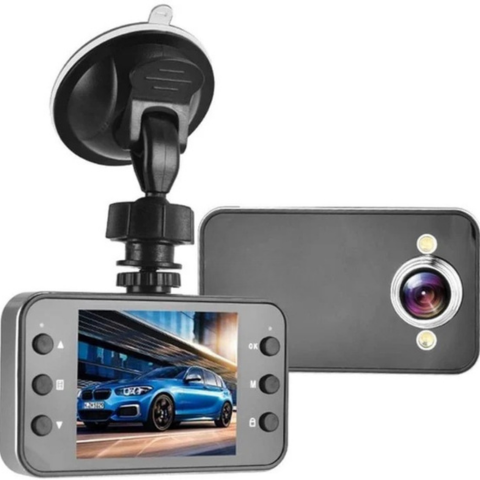 Dashcam Full HD so senzorom pohybu a nočným videním - bezpečnosť na cestách a nepretržité nahrávanie