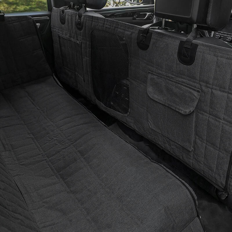 Hundesædeovertræk til bilen - komplet beskyttelse og nem montering