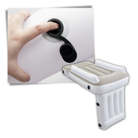 Cama hinchable para niños - Comodidad de viaje e instalación rápida