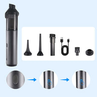 Leistungsstarker Akku-Autosauger - Schnelle Reinigung und praktische Anwendung