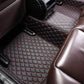 Tapis De Voiture Imperméables – Style Sport Noir & Rouge
