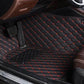 Tapis De Voiture Imperméables – Style Sport Noir & Rouge